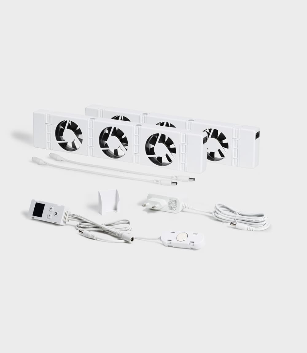 SpeedComfort Heizkörperventilator Set mit Control Sensor