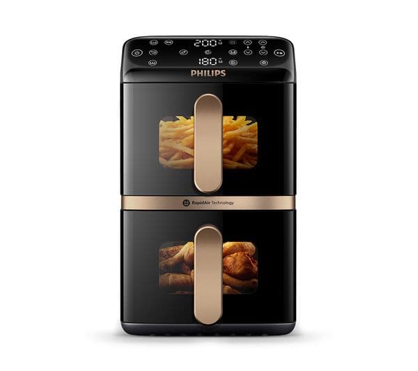 Philips Airfryer 4000 Series Stacked Dual Basket Airfryer